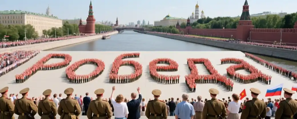 Памятная цепь на Северном вокзале: Москва отдает дань павшим