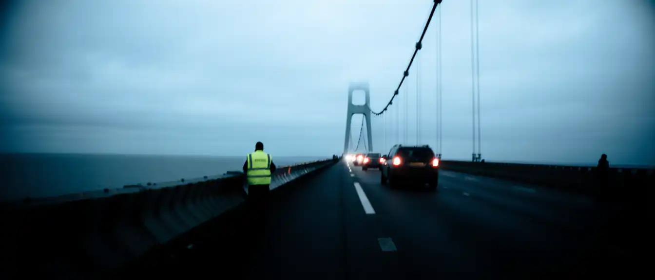 Проезд по Крымскому мосту временно приостановлен: движение транспорта ограничено