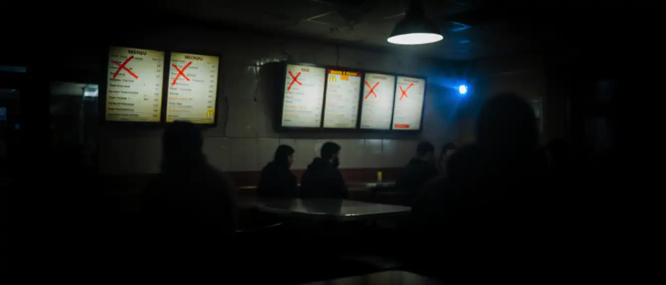 Дефицит и тревоги вынудили McDonald's в Украине уменьшить ассортимент блюд
