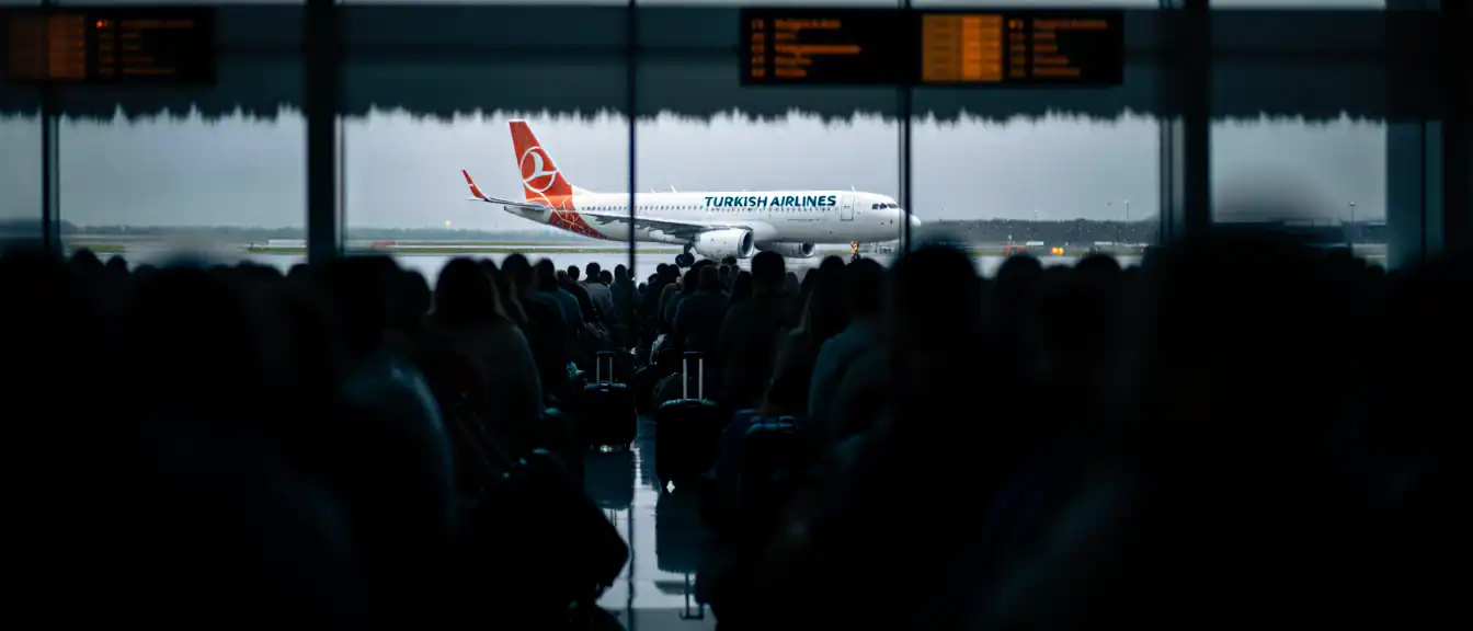 Хаос во Внуково: пассажиры Turkish Airlines застряли в аэропорту из-за погоды и графиков