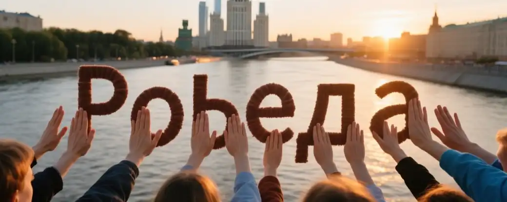 Патриотический парад памяти собрал москвичей на речном вокзале