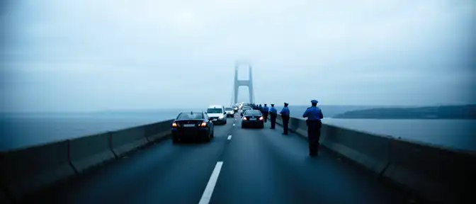 Срочное перекрытие: движение по Крымскому мосту приостановлено
