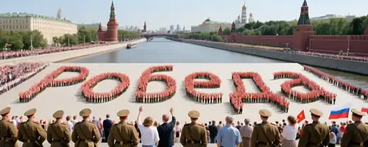 Памятная цепь на Северном вокзале: Москва отдает дань павшим