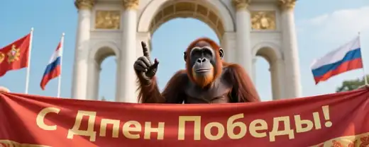 В Новосибирске Роскомнадзор и прокуратура проверяют баннер зоопарка к Дню Победы